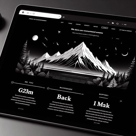 رنگ سیاه در طراحی وبسایت